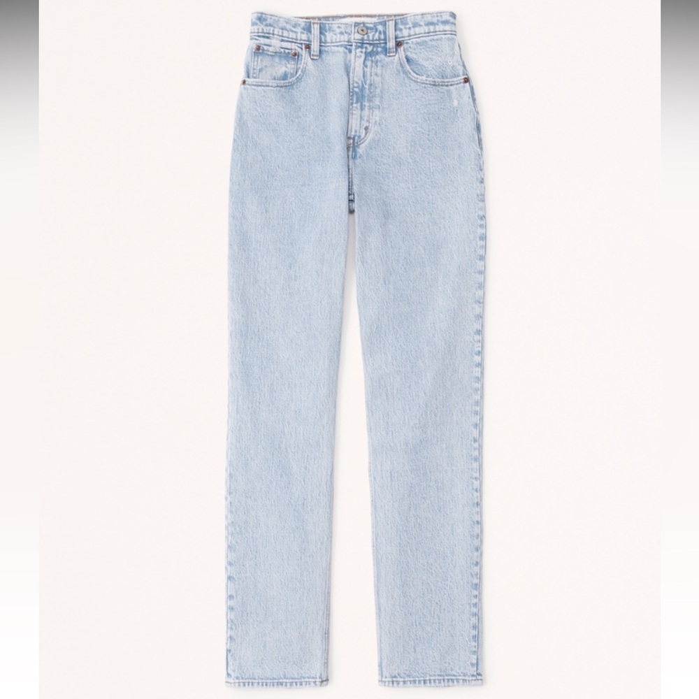 Abercrombie Ultra High Rise 90s Straight Jean Curve Love